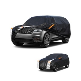Large SUV Car Cover for Land Rover Range Rover 2001-2025 100% Waterproof All Weather, Heavy Duty Outdoor Full Exterior Covers Rain Sun Wind UV Protection.