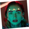 FOMIYES 8sheets Glitter Face Stickers Vivid Temporary Tattoo Decals for