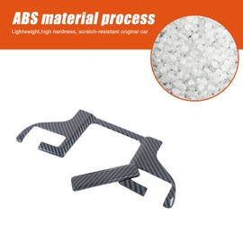 PIUGILH Center Console Armrest Storage Box Button Switch Panel Cover Trim Compatible with Toyota Grand Highlander 2024 2025 Accessories, Carbon Fiber Color