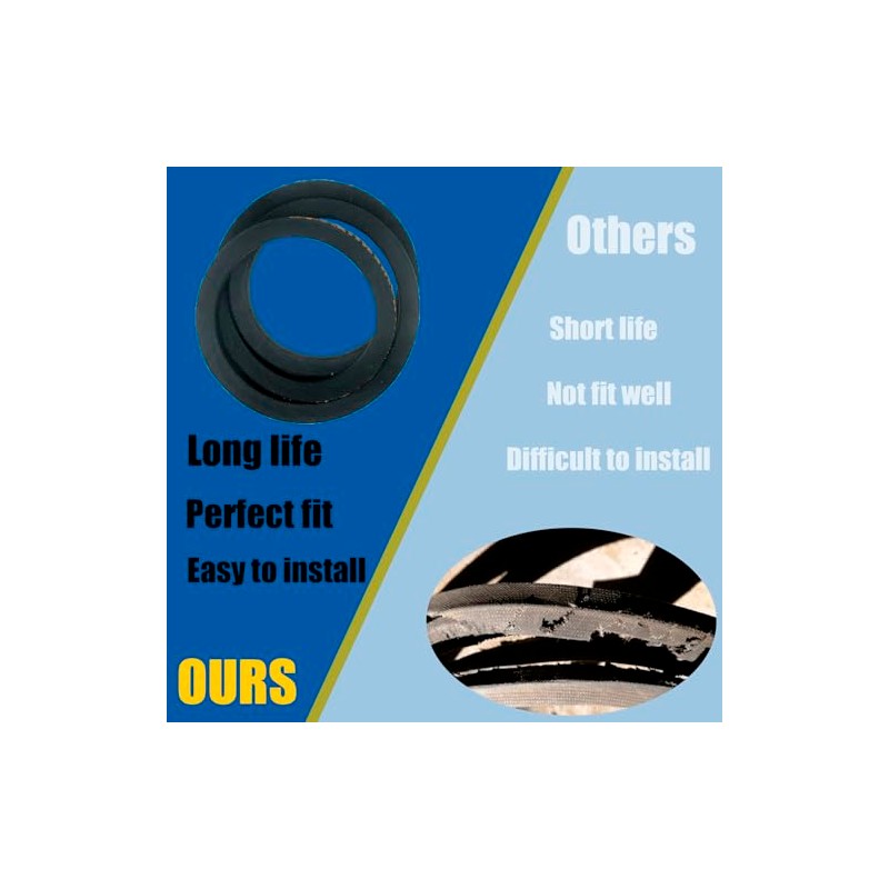 501818202 587209001 Belt Replacement Hus-qvarna ST230P Snow Blower (1/2" X38-1/2)