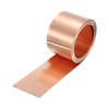 sourcing map Copper Sheet Roll 2500mm x 35mm x 1mm,