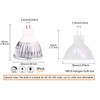 CTKcom 5W MR16 LED Bulbs (4 Pack), 120V G5.3 Base