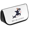 Mr. & Mrs. Panda Orca Cylinder Cosmetic Bag, White, Hand