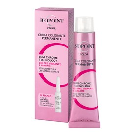 Biopoint Permanent Colour Cream 60 ml + 1 Ampoule Hyaluplex Hair Serum 3 ml - 7 Medium Blonde