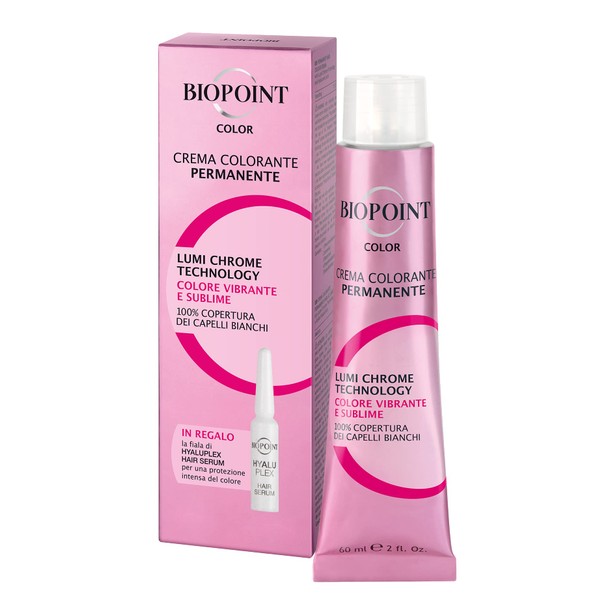 Biopoint Permanent Colour Cream 60 ml + 1 Ampoule Hyaluplex