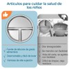 Platos de Acero Inoxidable para Bebe, Set de Alimentación para