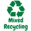 Gdirect Recycling Bin Sticker | Mixed Recycling Recycle Bin Sticker
