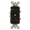 Leviton 5225 15 Amp, 120 Volt, Duplex Style Combination Single