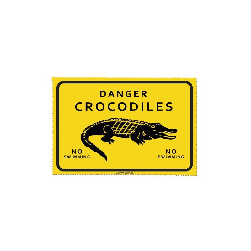 Fridolin 18817 Adventure Time Crocodile Colourful Chiffon Cleaning Cloth for