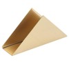 Garosa Servilletero de Contemporáneo Servilletero triangular clásico de acero inoxidable