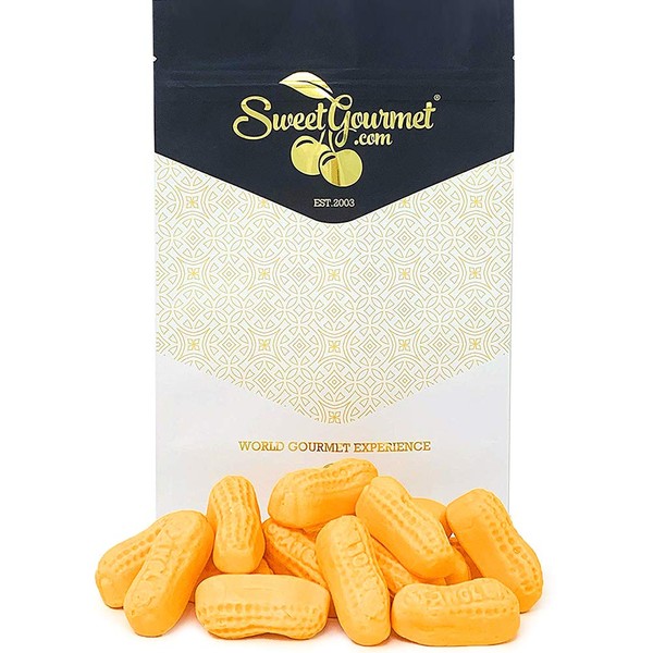 SweetGourmet Orange Circus Peanuts Marshmallow | Spangler Retro Candy | 1 Pound