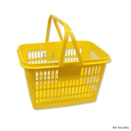 Square Shopping Basket Medium - Market/Mart/Convenience Store (Sky Blue) 5ea