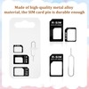 10 Pack Sim Adapter Kit, Sim Card Adapter 4 in