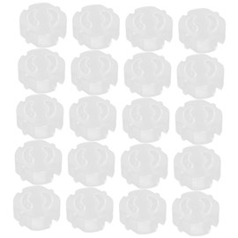 Hohopeti 20pcs Clear Electrical Power Outlets Cover Light Switch Cap Products Outdoor Safety Proof Outlet Covers Hue Lamp Switch Protector Kit Power Outlet Cover Plates Plugs Abs