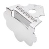 Mandolin Tailpiece Zinc Alloy 8 Strings Triangle Shape Mandolin Tailpiece