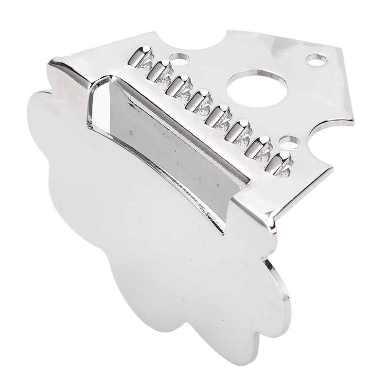 Mandolin Tailpiece Zinc Alloy 8 Strings Triangle Shape Mandolin Tailpiece