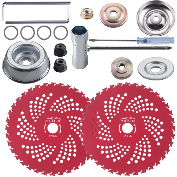 PLUMIA 9" x 36 Teeth Carbide Tipped Blades with Universal