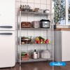 Guan River 4-Shelf Adjustable Metal Shelf Wire Shelving Unit Storage
