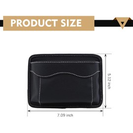 Organizador de bolsillo lateral para asiento de coche, mini bolsa de almacenamiento de asiento de automóvil, soporte para bolígrafo, bandeja para teléfono, relleno universal para asientos