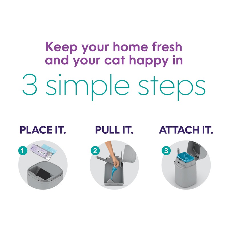 Litter Genie Easy Roll Refill Bags (1-Pack) | Up to