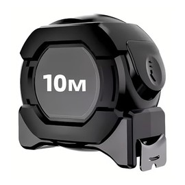 Mmaxboss Cinta Métrica 10m Cinta Métrica Autoblocante Flexómetro de Acero Fluorescente Flexómetro Gripper Fácil de Leer Escala Métrica para Diseñadores Arquitectos y Artesanos