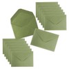 CZAKOMIX 60 Sheets Green Envelopes Elegant Wedding Envelopes Suitable for