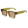 VANLINKER Thick Square Sunglasses for Men Women Retro Chunky Rectangle