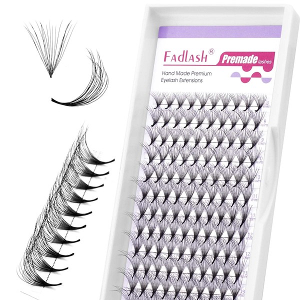 Double Layer Volume Eyelashes Mix 8-14 mm 10D 0.07 mm