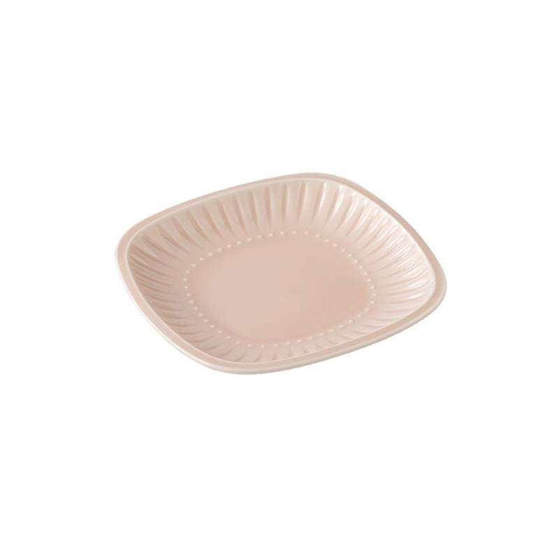 Koyo Pottery 30755 Small Plate, Japanese Tableware, Pink Confectionery Plate,