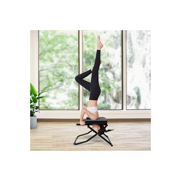 Unbranded Yoga Headstand Chair Home Bench Stand Inversion Stool Fitness
