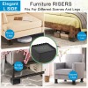Egttgin Bed Risers 1 Inch 2 Inch 3 Inch 4