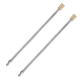 RIDGE WASHER Pressure Washer Extension Wand, 17 Inch Stainless Steel 1/4 Inch Quick Connect Power Washer Lance, 2 Pack