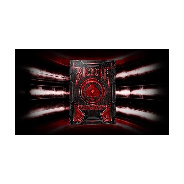 Bicycle Spielkarten Evolution rot
