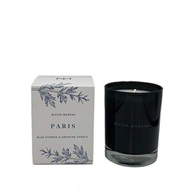 Mister Morgan Paris Blue Cypress and Absinthe Candle, 11 Ounces
