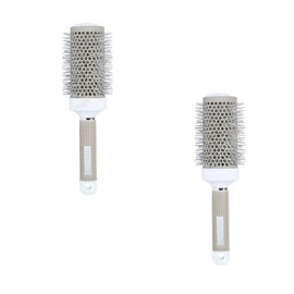 Magik 1-2 Pack 2'' Hair Brush Nano Thermal Ceramic Ionic Round Barrel Comb Styling (2 Inch 2 Pack)