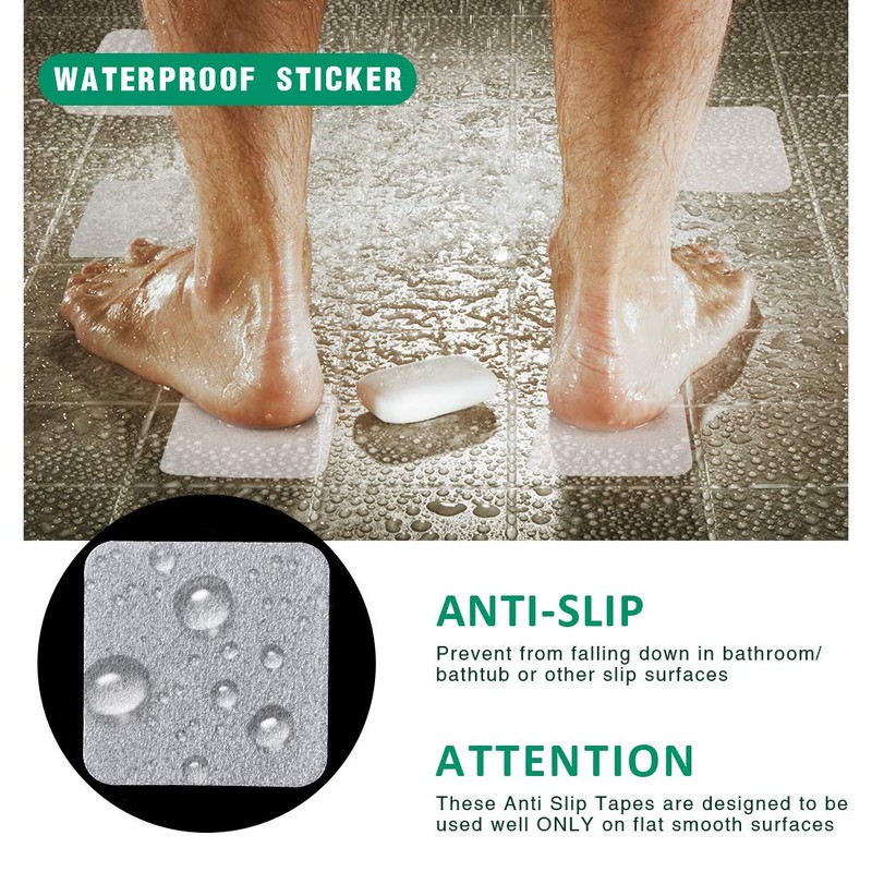 SlipStopper Non Slip Bathtub Stickers 28 PCS Adhesive Anti Slip