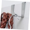 CAXUSD 10pcs Stainless Steel Over The Door Hooks Versatile Single