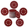 Pack of 100 125 mm Velcro Sandpaper Sanding Discs for