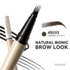 MAANGE Eyeliner with 2 Liquid Brow Set, Ultra-fine Waterproof Black
