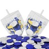 The Dreidel Company 6-Pack Dreidel Filled with Blue and Silver