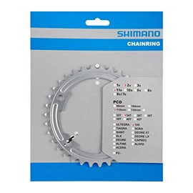 Shimano FC-5800 chainring 34T-MA for 50-34T, silver silver