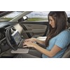 AutoExec Wheelmate Car Steering Wheel Tray Vehicle Desk, Grey with