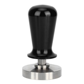 57.5mm Stainless Steel Coffee Tamper Powder Flat Pressure Press Hammer Tool Coffee AccessoriesBlack