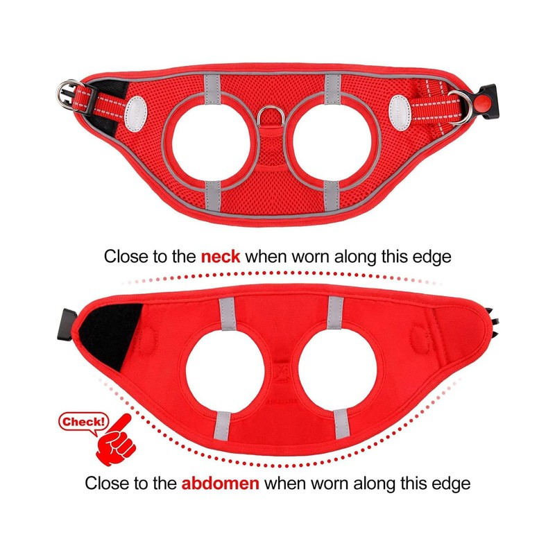 Joytale Step in Dog Harness,Soft Mesh Reflective Breathable Vest Harnesses,Easy