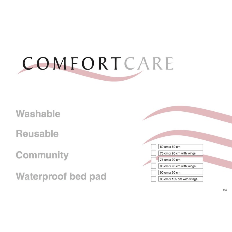 Community 60 x 60cms, 23.5" x 23.5", Washable Reusable Absorbent