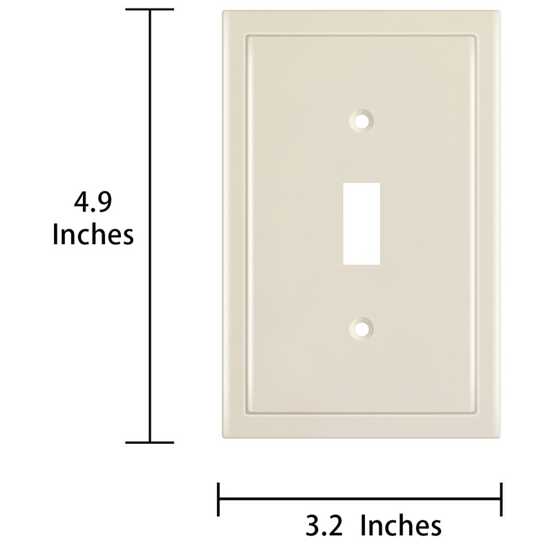 Henne Bery Modern Edge Decorative Wall Plate Switch Plate Outlet