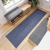 Ottomanson 1'10" x 4' Ultra-Thin Entryway Rug - Durable Non-Slip
