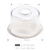 Tree-Lined Industrial Clear raburi-hatto Round Small White Mt – 1180 