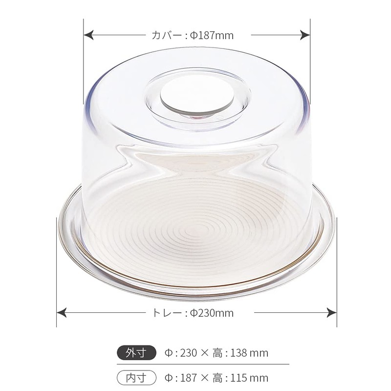 Tree-Lined Industrial Clear raburi-hatto Round Small White Mt – 1180 