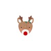 8 Piece Reindeer Shaped Coasters and Placemats Festive Christmas Tableware